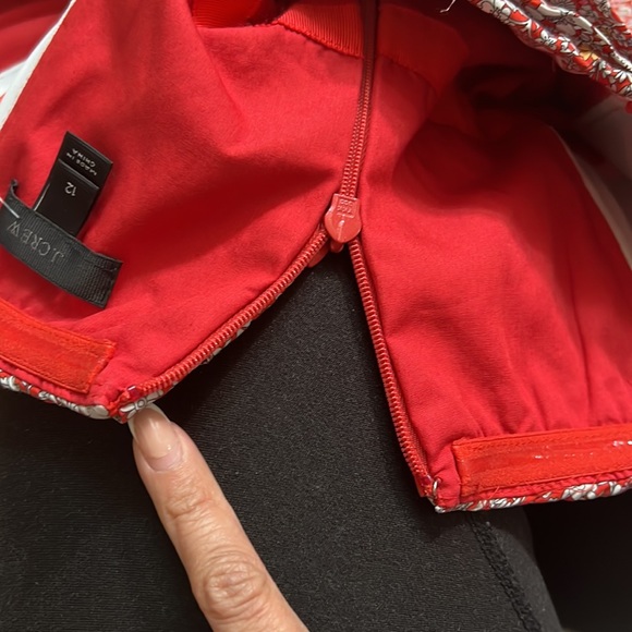 J. Crew Liberty Tie Front Strapless Dress size 12 - Picture 15 of 16